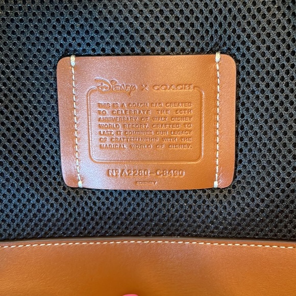 NWT Disney x Coach back pack Disney collaboration themed.  This sold out quickly - Picture 4 of 7